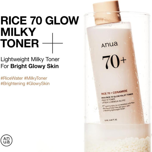 Rice 70 Ceramide Glow Milky Toner by Anua