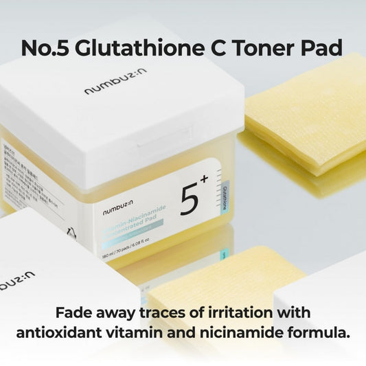 No.5+ Vitamin-Niacinamide Concentrated Pad by Numbuzin