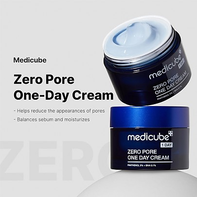 Zero Pore One Day Cream by Medicube