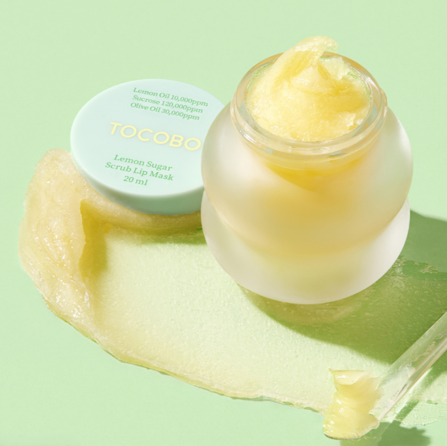 Lemon Sugar Scrub Lip Mask by Tocobo