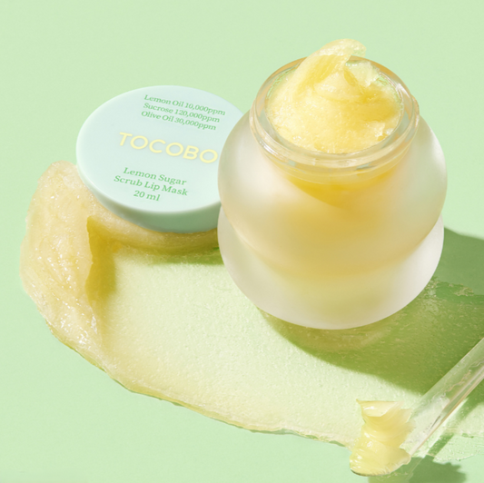 Lemon Sugar Scrub Lip Mask by Tocobo