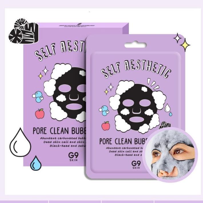 Self Aesthetic Pore Clean Bubble Mask by G9 Skin